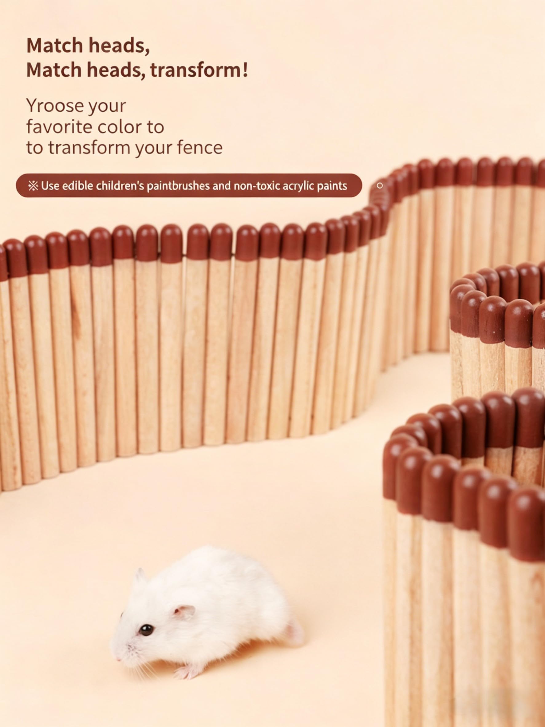 Puente-escondite para Mascotas, Túnel De Escalada Flexible De Madera Y Casita con Rampa, Juguete Natural para Masticar para Cobayas, Hurones, Erizos, Chinchillas Y Pequeños color1