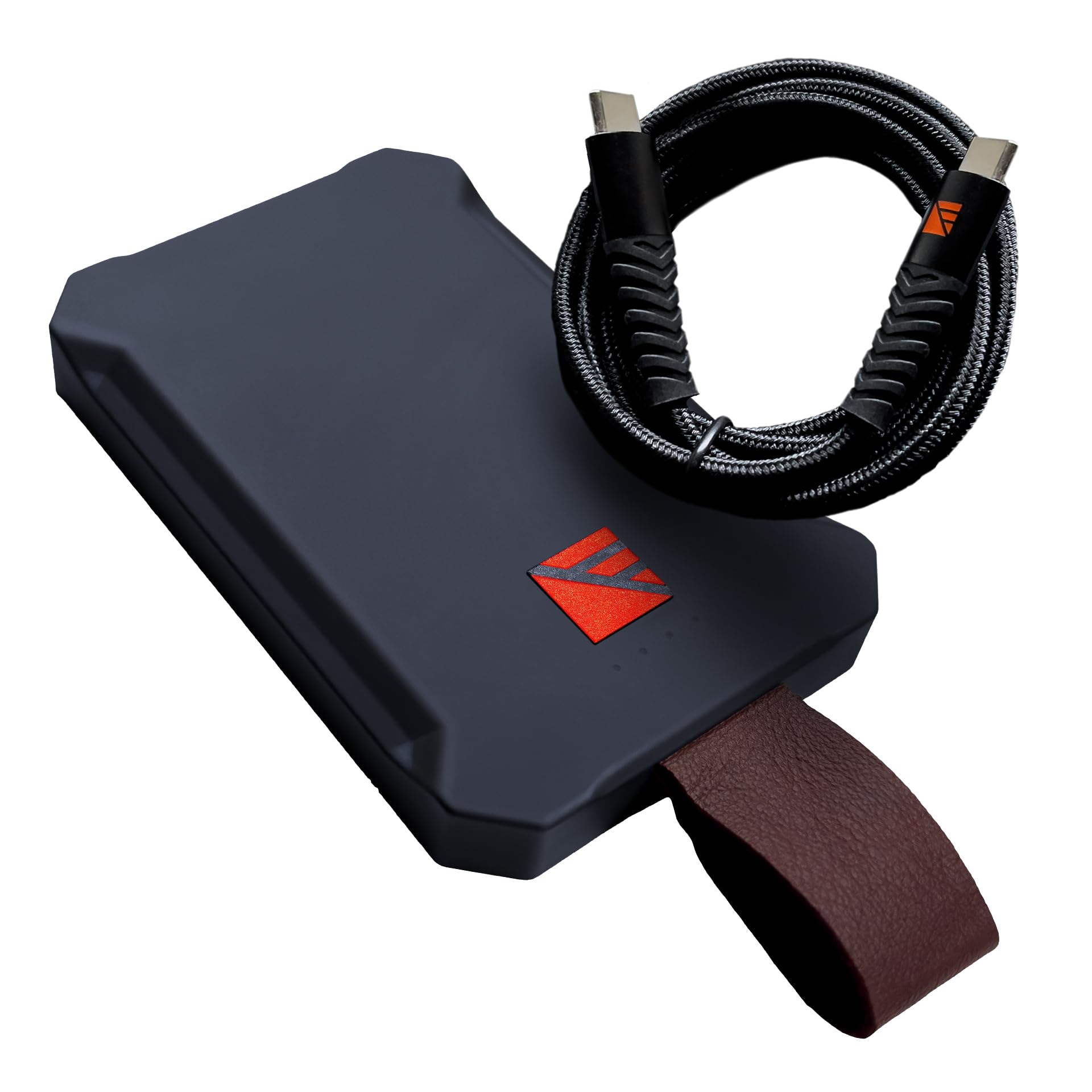 Dark Energy Poseidon Nano Portable Charger | 3,000mAh | Wireless, Pocket-Sized, Rugged Power Bank Compatible with MagSafe with Additional Fast Charging 12W USB-C Output