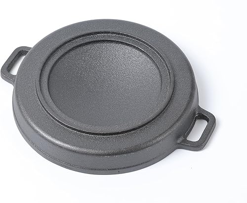 Miniatura 5 de HAWOK Plato Yakiniku pre-sazonado de hierro fundido Mini parrilleras portátiles Juego de 4 planchas