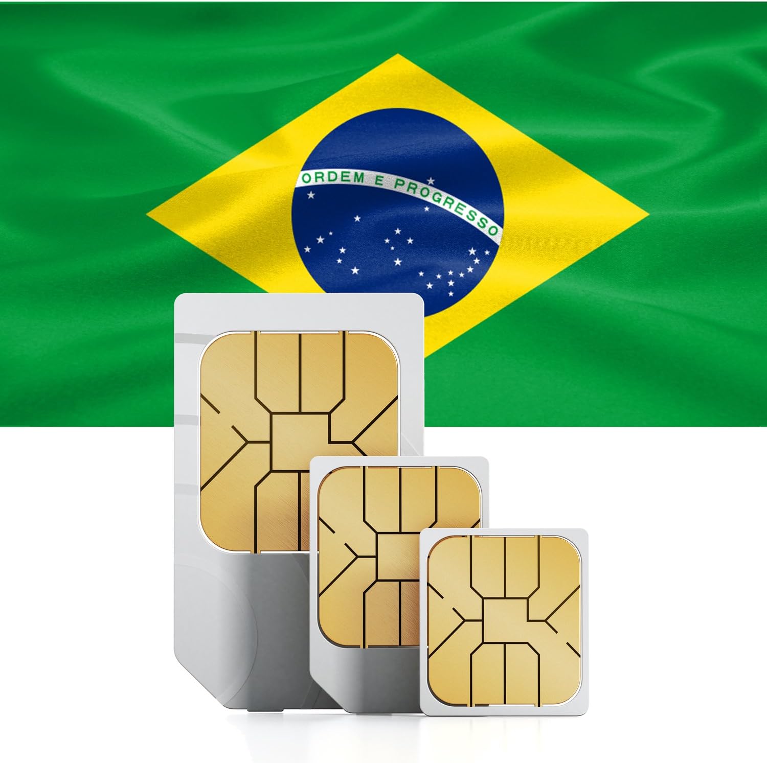 travSIM Prepaid 12 GB Fast Internet Data SIM Card for Brazil Valid for 30 Days - Standard Micro Nano – Three UK Brazil SIM Card (3000 Minutes Free to United Kingdom)