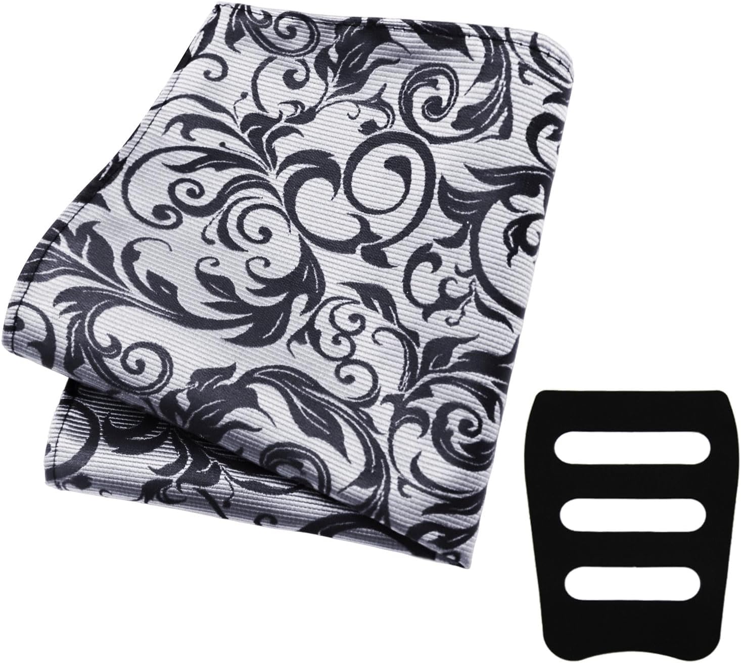 Paisley Pocket Squares for Men 9.45" Mens Handkerchiefs with Holder
