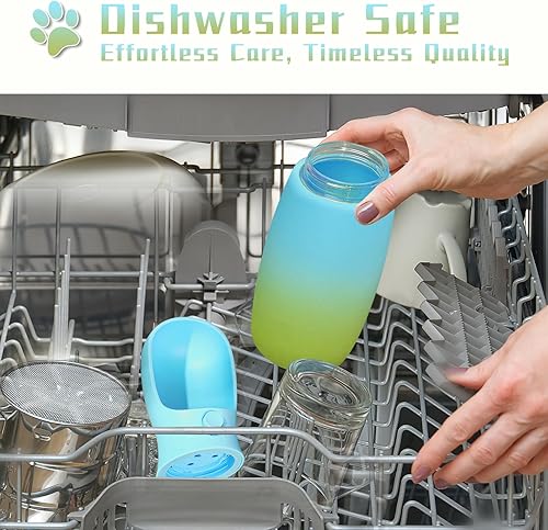 Miniatura 4 de Botellas de agua para perros de viaje, esenciales portátiles para perros para exteriores, accesorios de moda para perros pequeños, medianos y