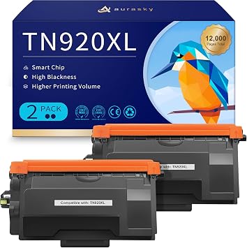 TN920XL Toner Cartridge HL-L6210DW HL-L5210DW Replacement for 920XL TN920XXL TN920UXXL TN-920XL for MFC-L5915DW HL-L6210DWT L5210DN L5215DW Printer High Yield with Chip