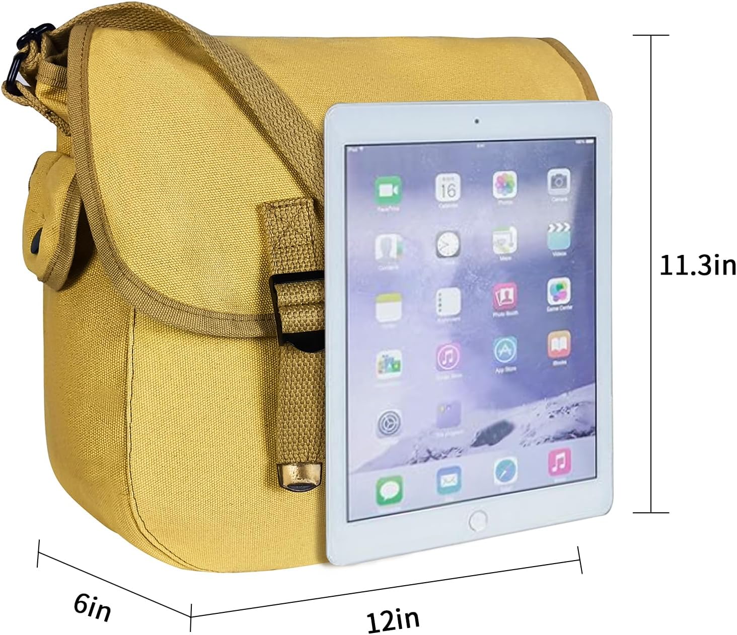 SUNRISING WW2 Gaiters for Men and Canvas Messenger Bag Reproduction