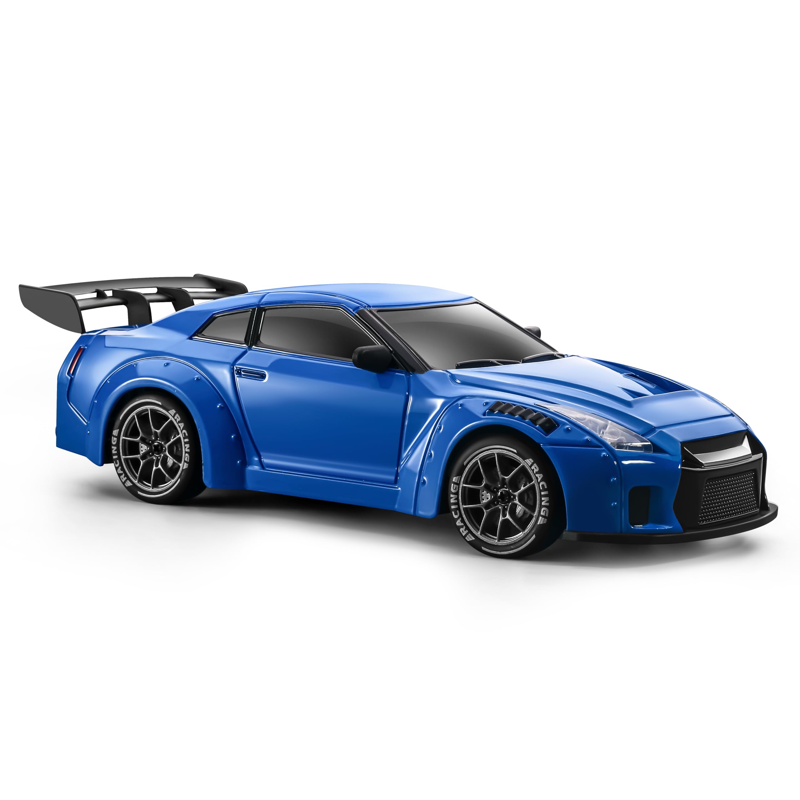 ACAMMZAR Pilot zdalnego sterowania Drift, 1:24 20 KM/H 4WD Zdalnie sterowany samochód terenowy dla dzieci dorosłych, RC Drift Car dla chłopców w wieku 5, 6, 7, 8, 9, 10 lat, ze światłami LED, dwie