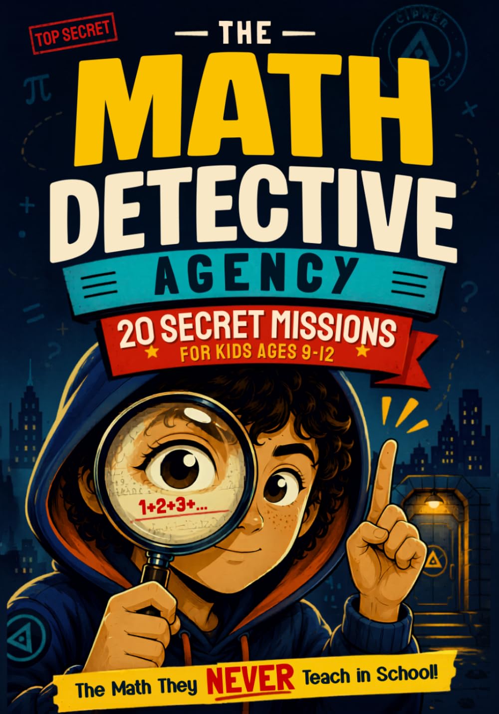 The Math Detective Agency - 20 Secret Missions for Kids Ages 9–12: Math Patterns, Secret Codes, Number Tricks, and Mind-Blowing Challenges