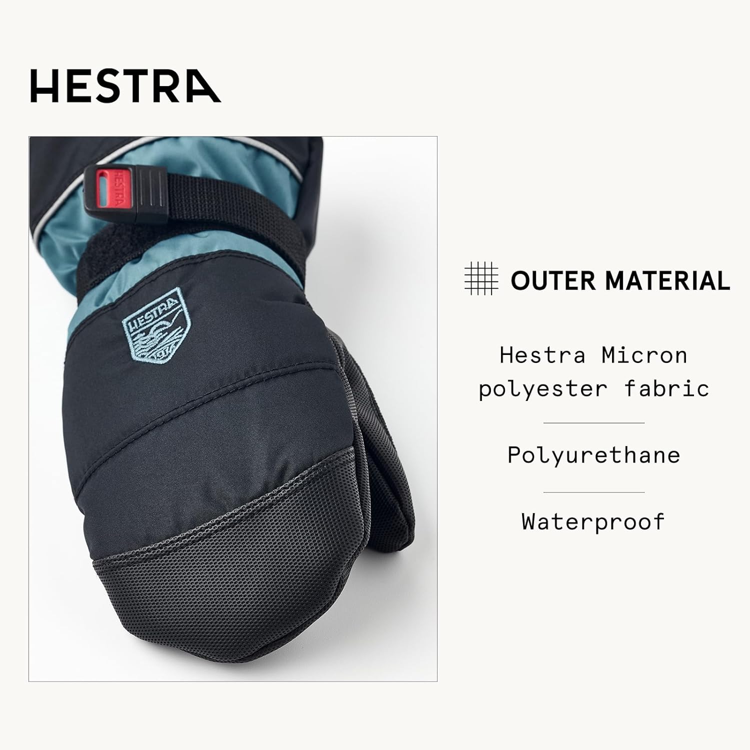 Hestra Kids’ CZone Mitt (2-11 yrs), Waterproof, Windproof & Insulated Winter Mittens for Alpine Skiing & Cold Weather Play - Image 3