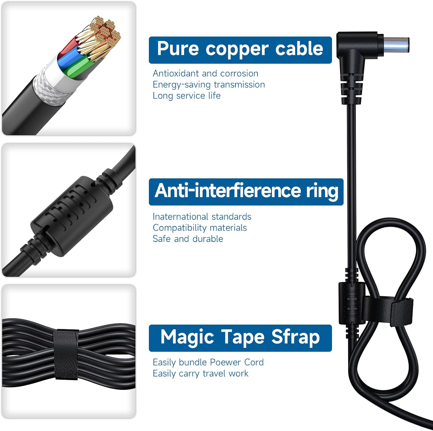 14V Power Cord Monitor TV for Samsung Monitor SyncMaster S22C300H P2770 SA350 UE590 UN22F5000AF S22C300H Samsung 18" 19" 20" 22" 23" 24" 27" Adapter Charger