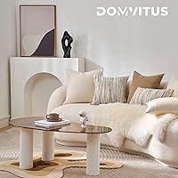 Vista 6 de DOMVITUS Boucle Fundas de almohada de 12 x 20 pulgadas, fundas de almohada color crema, almohadas decorativas para cama, sofá, almohadas