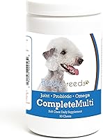 Vista 55 de Healthy Breeds Schnauzer miniatura todo en uno multivitamínico suave masticable 90