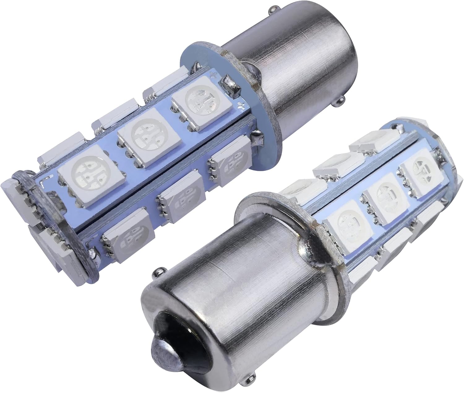 AERZETIX - C14067 - 2x Bombillas 12V P21W R10W R5W 18LED SMD