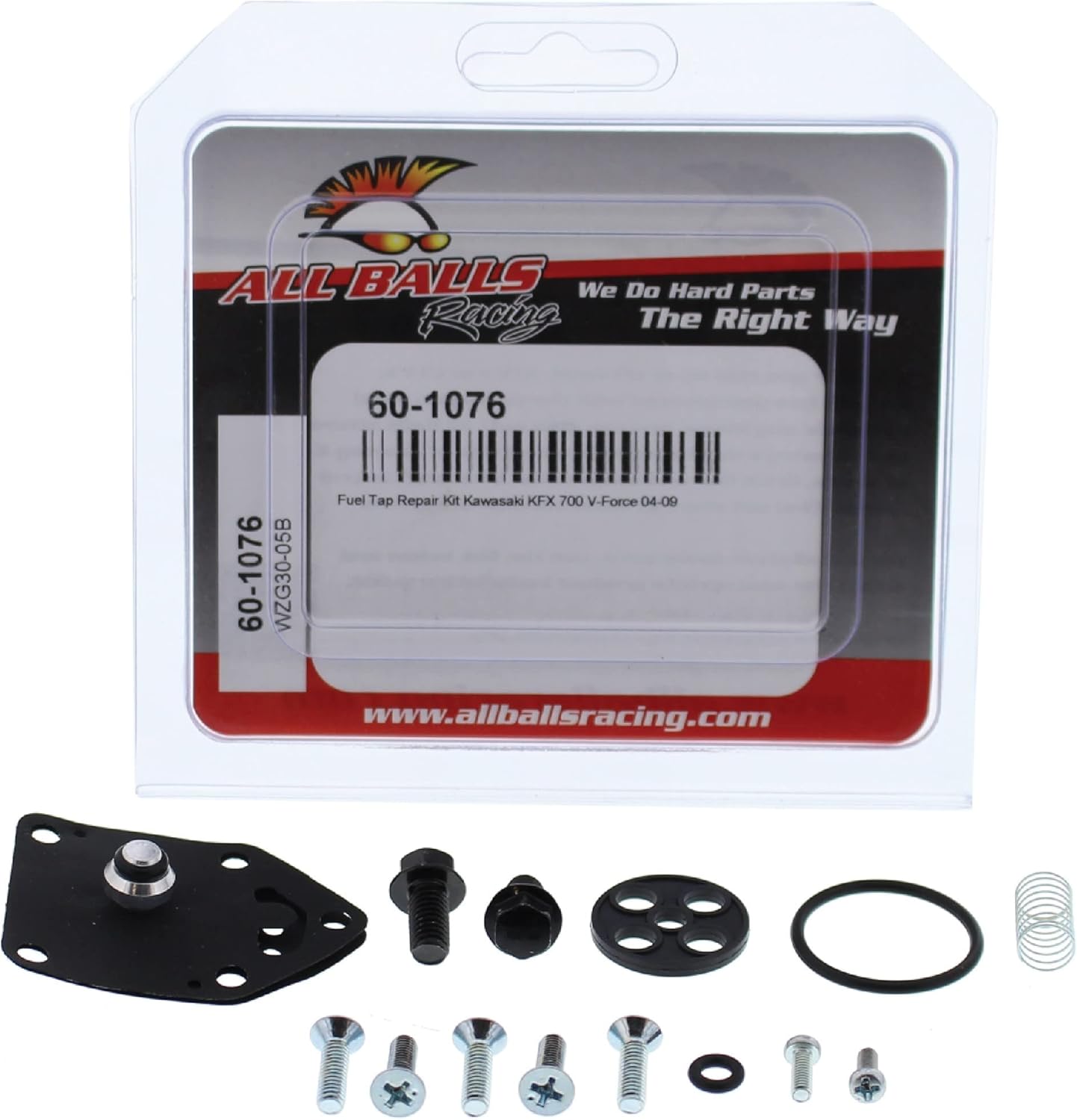 All Balls Racing 60-1076 Fuel Tap Repair Kit Compatible With/Replacement For Kawasaki KFX 700 V-Force 2004-2009