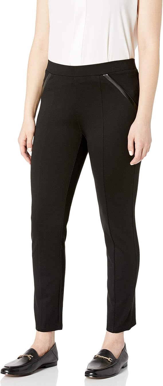 Lauren Ralph Lauren LAKYTHIA SLIM LEG PANT - Pantaloni - navy/blu