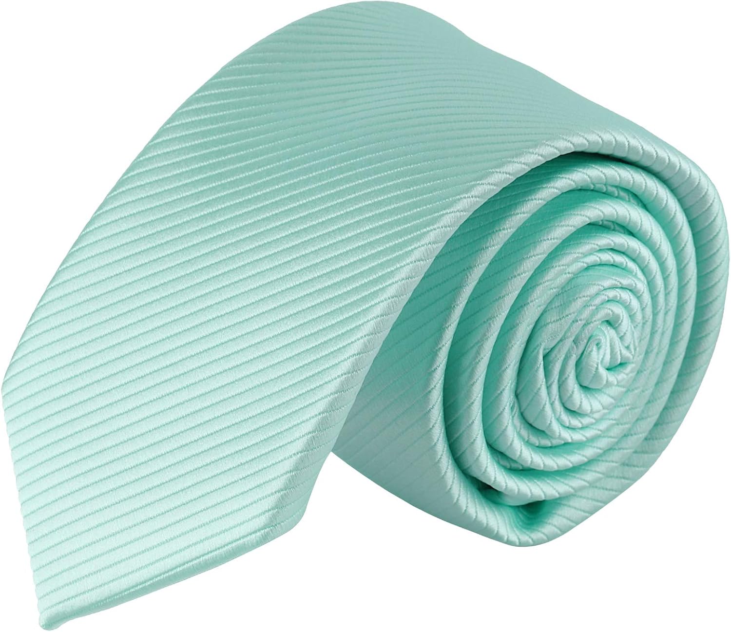 Jacob Alexander Boys Tone on Tone Corded Neck Tie - Aqua: Clothing, Shoes & Jewelry