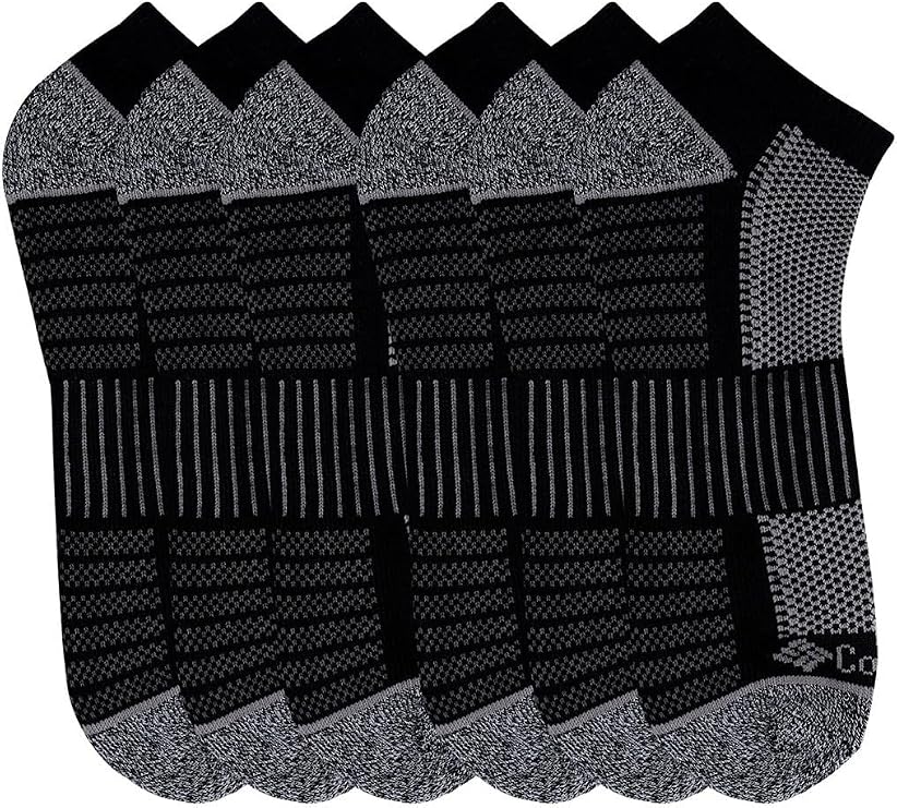 Columbia Men's Athletic Cushioned Arch Support No Show Socks Multipack