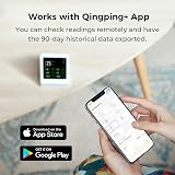 Qingping Air Quality Monitor Gen 2, Air Quality Monitor Indoor Detects PM2.5, CO2, PM10, Noise, Temperature and Humidity, New Upgraded Alarm Clock Function, Air Quality Tester for Bedroom, Smart Home - 7