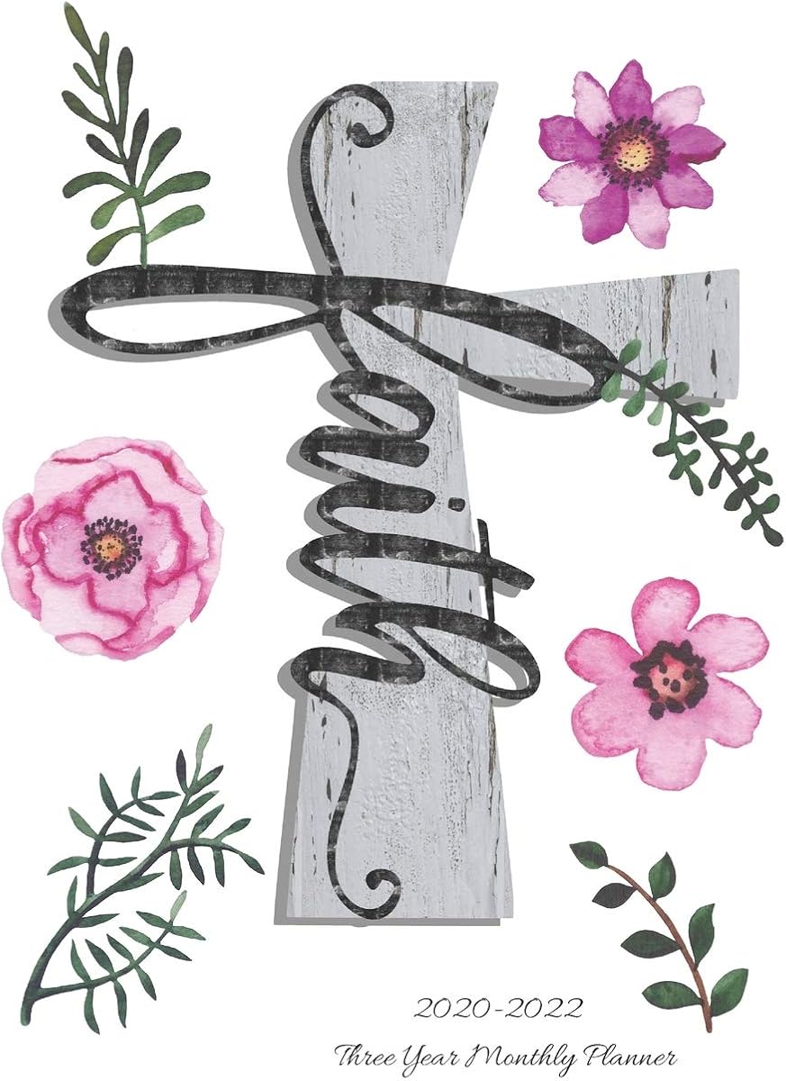 Faith: 2020-2022 Three Year Planner | Monthly Planner | Bible Verses | January through December | Calendar Scheduler and Organizer | Agenda, Schedule, ... Bible Quotes | Faith Cross Cut Out Edition