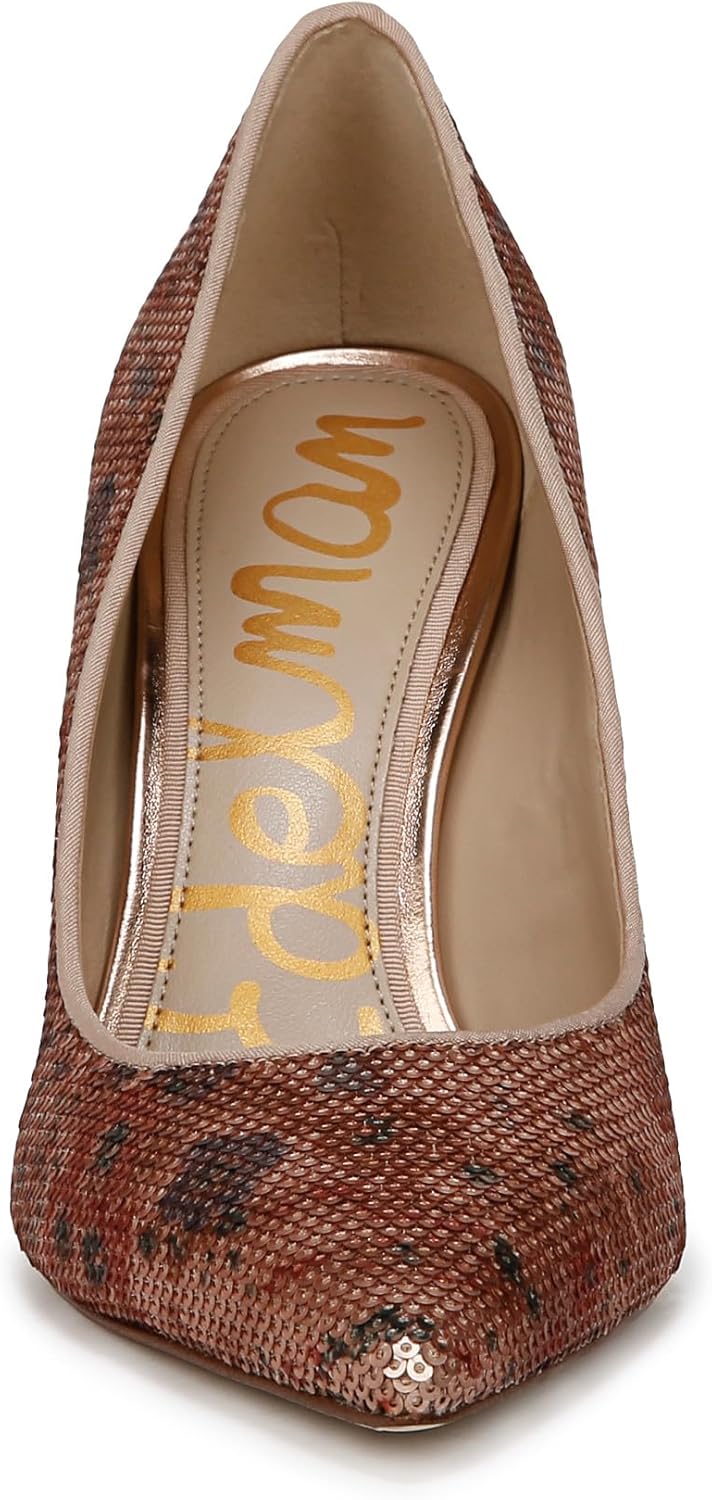 Sam Edelman Women's Hazel Pump, Rose Sequin Multi, 8 - Image 2