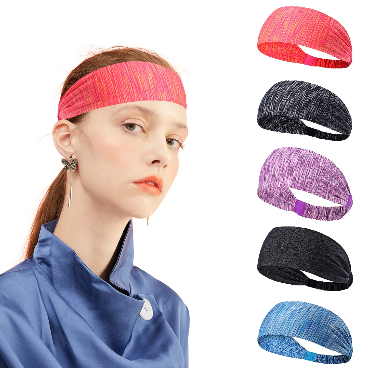 Bandeau sport cheveux qui ne glisse pas : la solution anti-transpiration pour la gym - 8