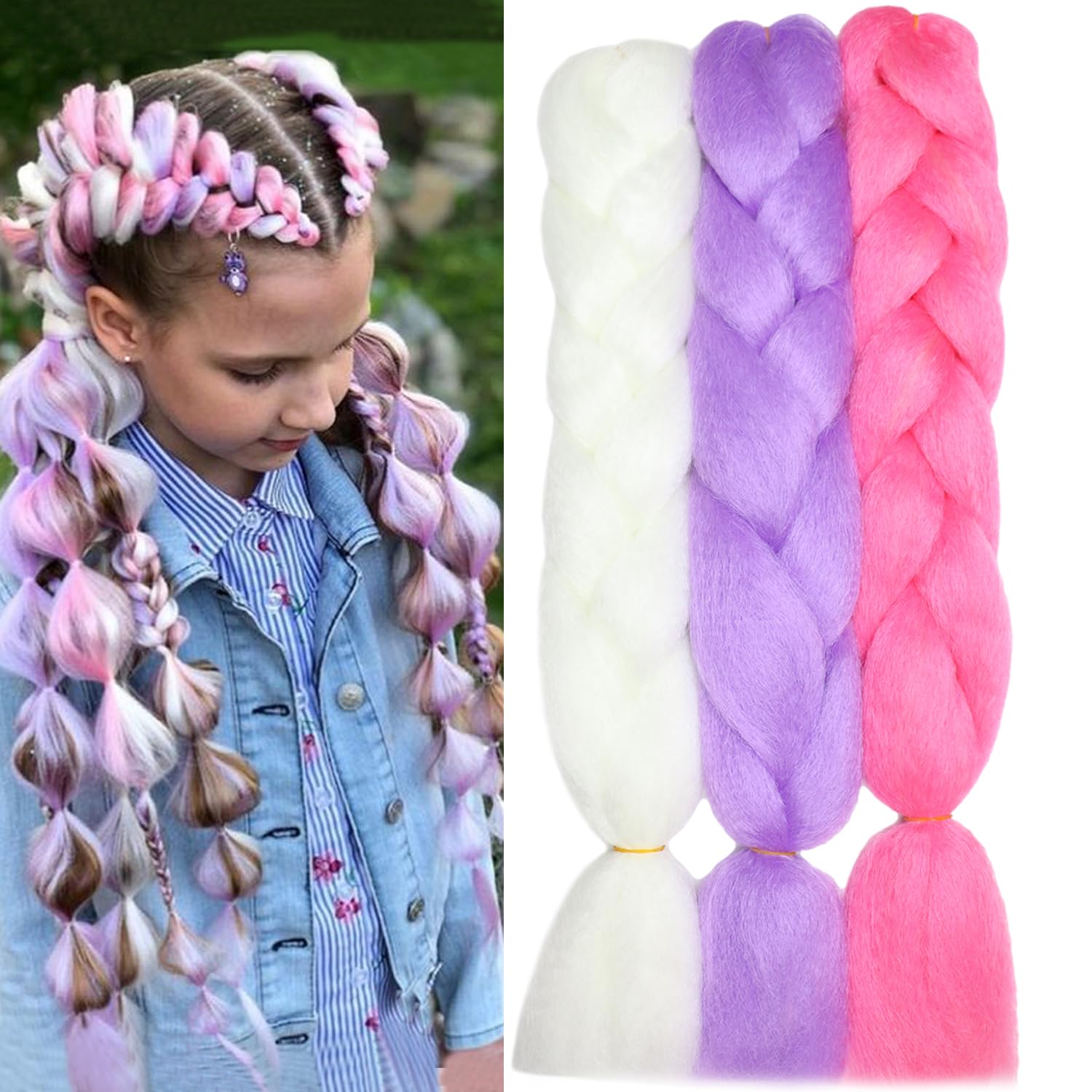 Kit De Estampador De Gemas Para El Cabello – Incluye 120 Diamantes De Imitación, Horquillas, Cintas Y Peines – Juguete De Peinado Brillante Para Niñas
