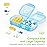 AUVON XL Weekly Pill Organizer 2 Times a Day, Pill Box 7 Day with One-Side Large Openings for Easy to Use, Blue AM PM Pill Case for Medication, Vitamins, Fish Oils, Supplements