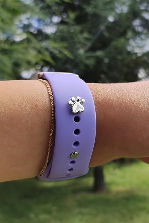 Apple Watch Uyumlu Kedicik Pati Fig rl  Kordon Aksesuar Charm G m  Renkli