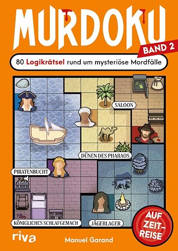 Murdoku 2: Auf Zeitreise – 80 Logikrätsel rund um mysteriöse Mordfälle | Löse Kriminalfälle mit Sudoku und Logicals. Kniffliges Geschenk für Rätselfans zu Geburtstag und Weihnachten