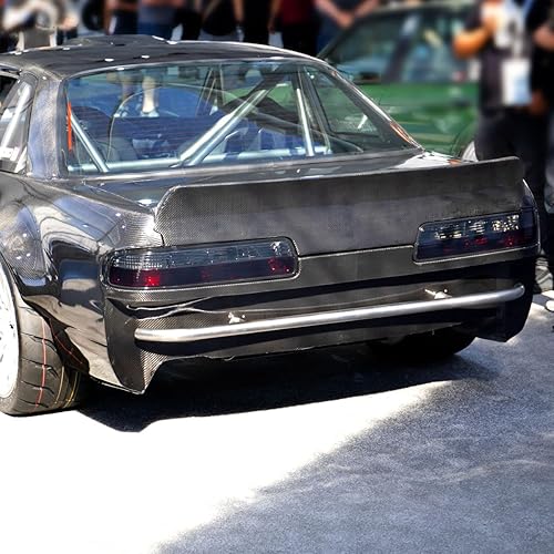 Miniatura 9 de Carpartsinnovate Para 89-94 240SX S13 2Dr Coupé Rojo Humo Luces Traseras Tintadas Lámparas de Freno