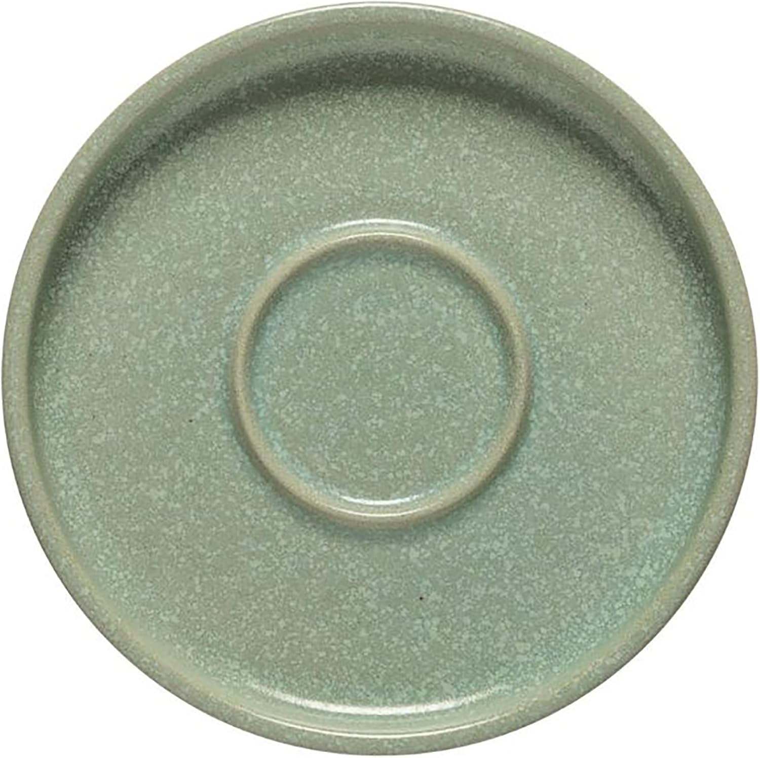Costa Nova RNP133GRN Costa Nova Dish, Small Plate, Saucer, Coffee Saucer, Approx. 5.1 inches (13 cm), Microwave, Dishwasher Safe, Redonda, Green