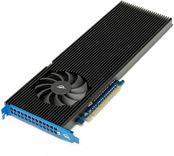 بطاقة OWC 64TB Accelsior 8M2 Eight NVMe M.2 إلى PCIe متوافقة مع Mac Pro أواخر عام 2019 وأبراج الكمبيوتر الشخصي