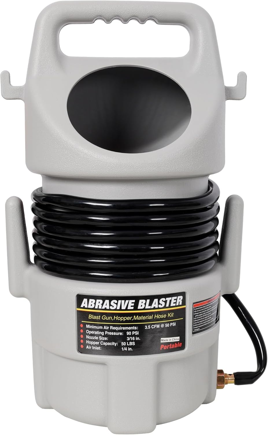 Portable Abrasive Blaster Kit – Handheld Sandblasting Gun Kit for Rust Removal, Paint Stripping & Surface Cleaning – Ideal for DIY, Workshop & Industrial Use