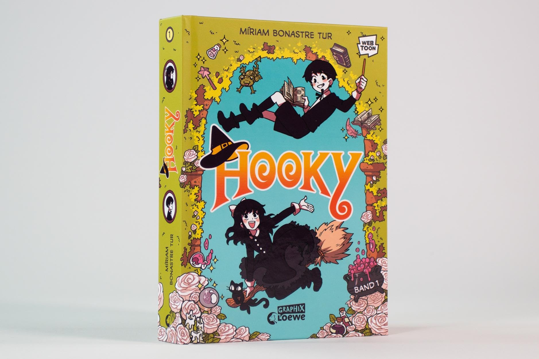 Hooky (Band 1): Der Webtoon-Erfolg endlich auf Deutsch und als hochwertiges Hardcover! - Freche Hexenzwillinge und eine erfrischend neuartige Welt erwarten dich - Für Kinder ab 10 Jahren