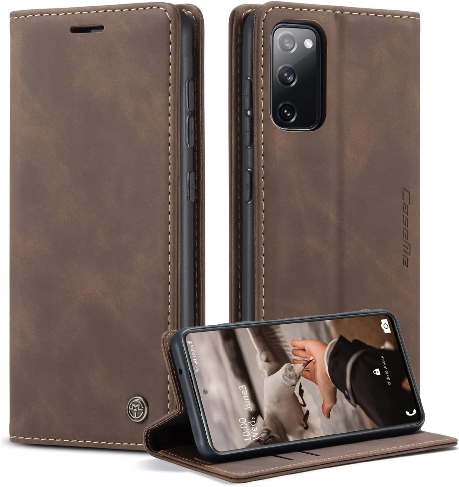 Handytasche Zum Umhängen Samsung S20 Fe caseme Handyhülle für Samsung Galaxy S20 FE 5G/4G Hülle Premium Leder