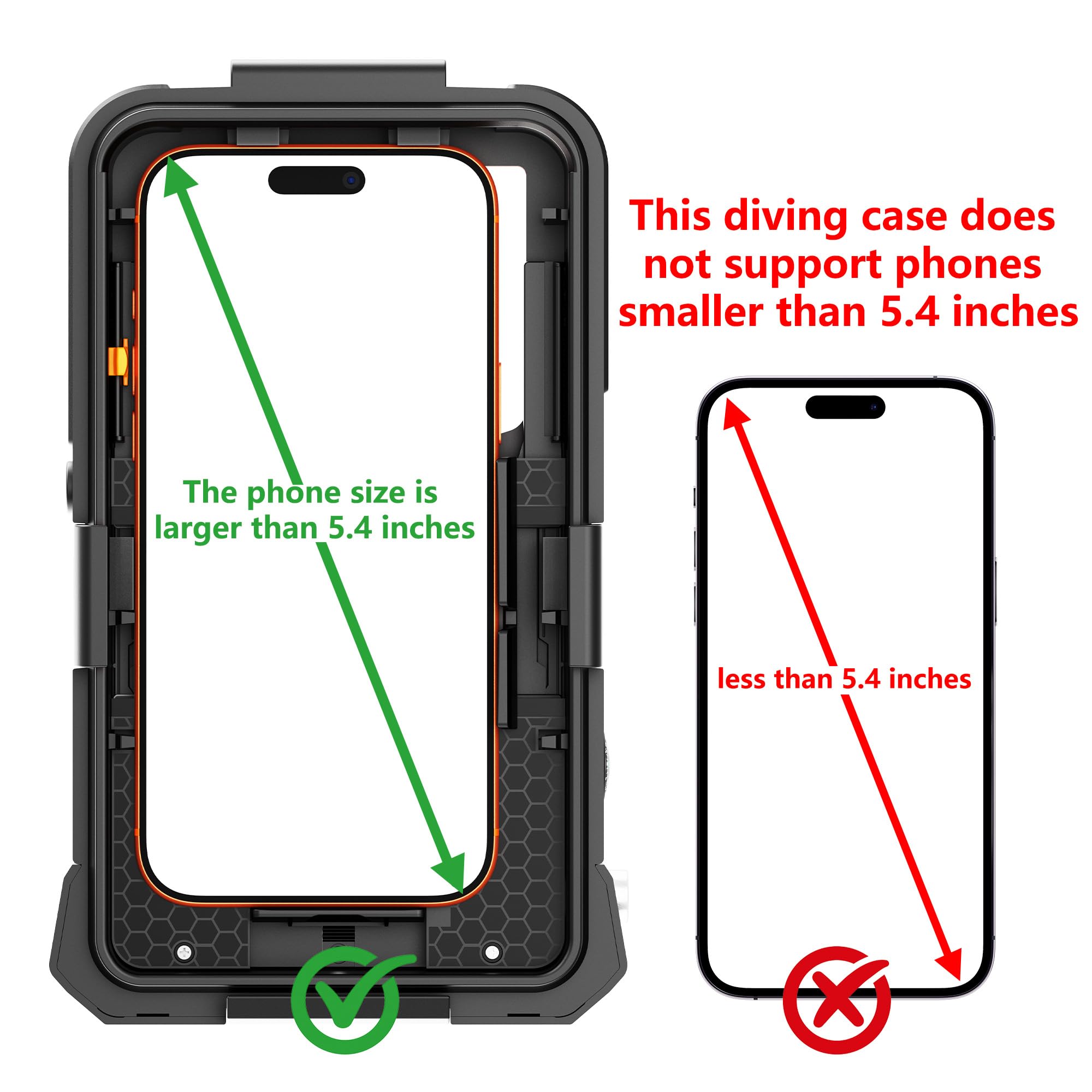 ZLIME wasserdichte Handyhülle 7.0 Zoll Unterwasser Wasserfeste Handy Wasserschutzhülle Handytasche, Wasserdicht Schwimmen Baden für iPhone 17 Air 16e 16 15 14 Plus 15 16 17 Pro 14 15 16 17 Pro Max