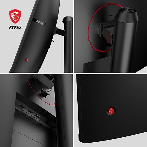 MSI G32CQ5P 31.5 inch WQHD Curved Gaming Monitor - 1500R 2560 x 1440 VA Panel, 170Hz / 1ms, Adaptive Sync, 3-Way Adjustable - DP 1.2a, HDMI 2.0b CEC - 4