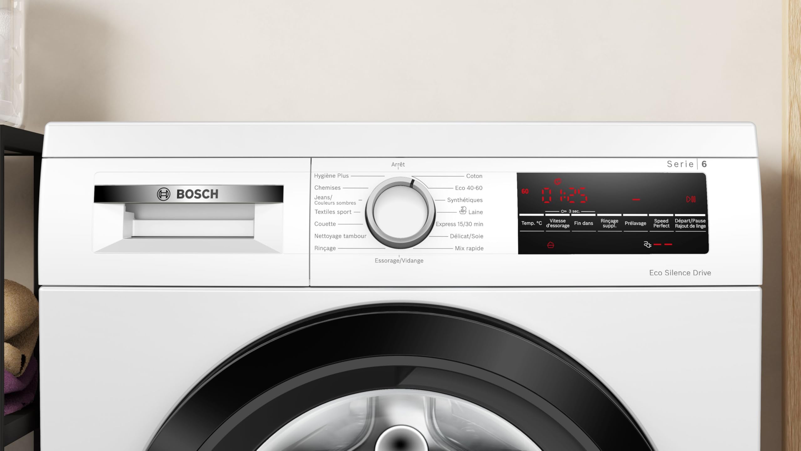 Série 6, Lave-linge front, 9 kg, max. 1400 tr/min, WUU28T69FR