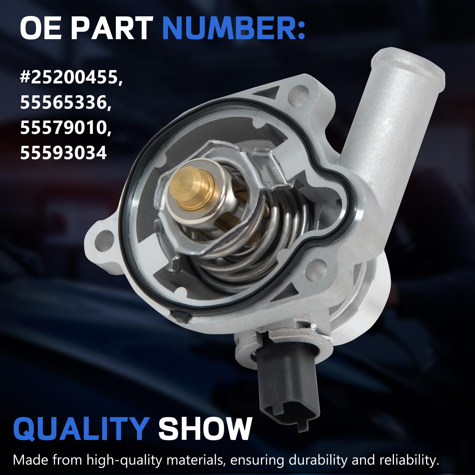 Aluminum Coolant Thermostat Housing Replacement For Chevy Trax, Sonic, Cruze & Buick Encore 1.4L - Upgraded Durable Fit