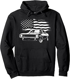 Vintage Classic Muscle Car Pullover Hoodie