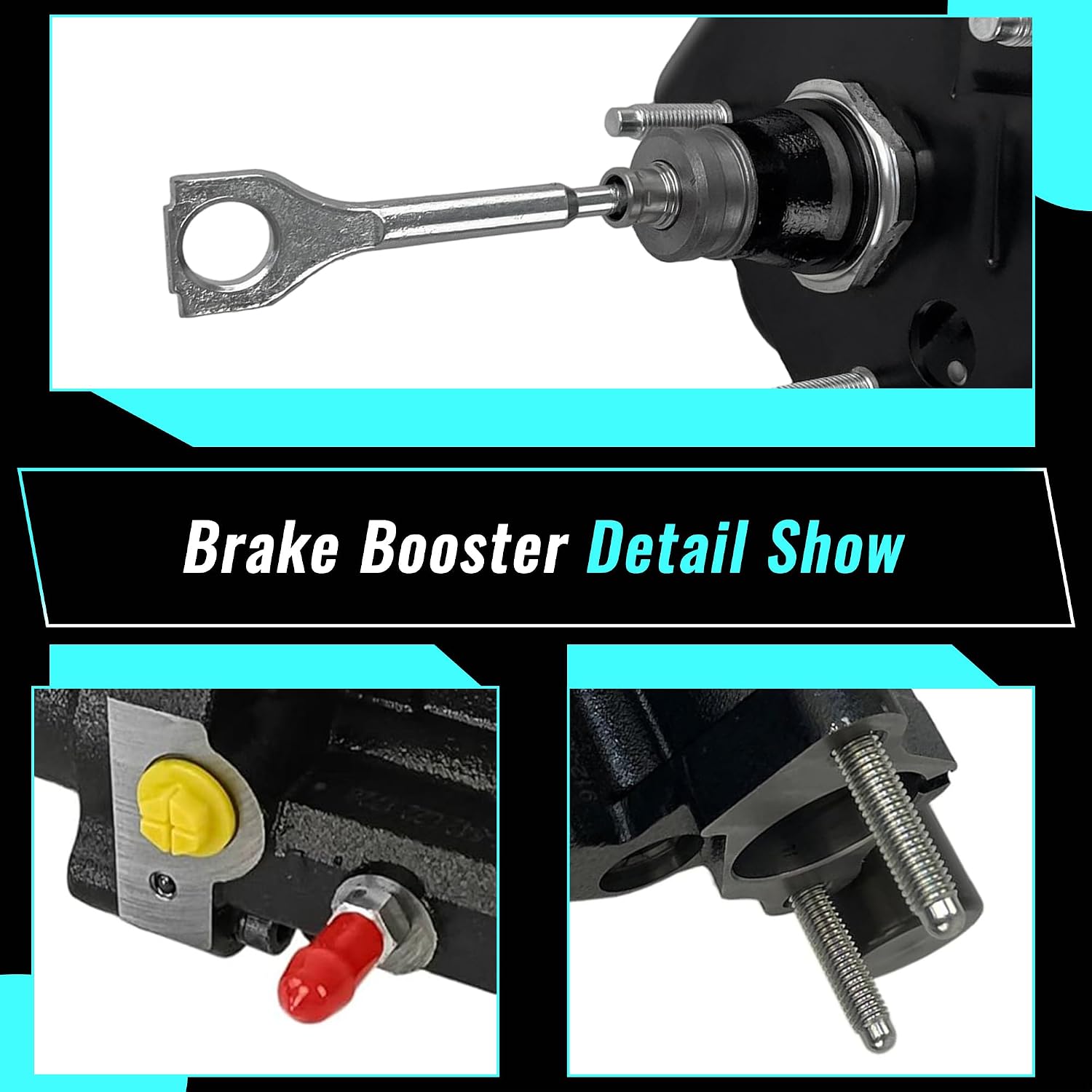 Hydraulic Power Brake Booster 52-7416 Compatible with Ram 2500 3500 4500 5500 2011-2018 6.7L L6 5.7L V8 6.4L V8 52013874AC 68144663AA