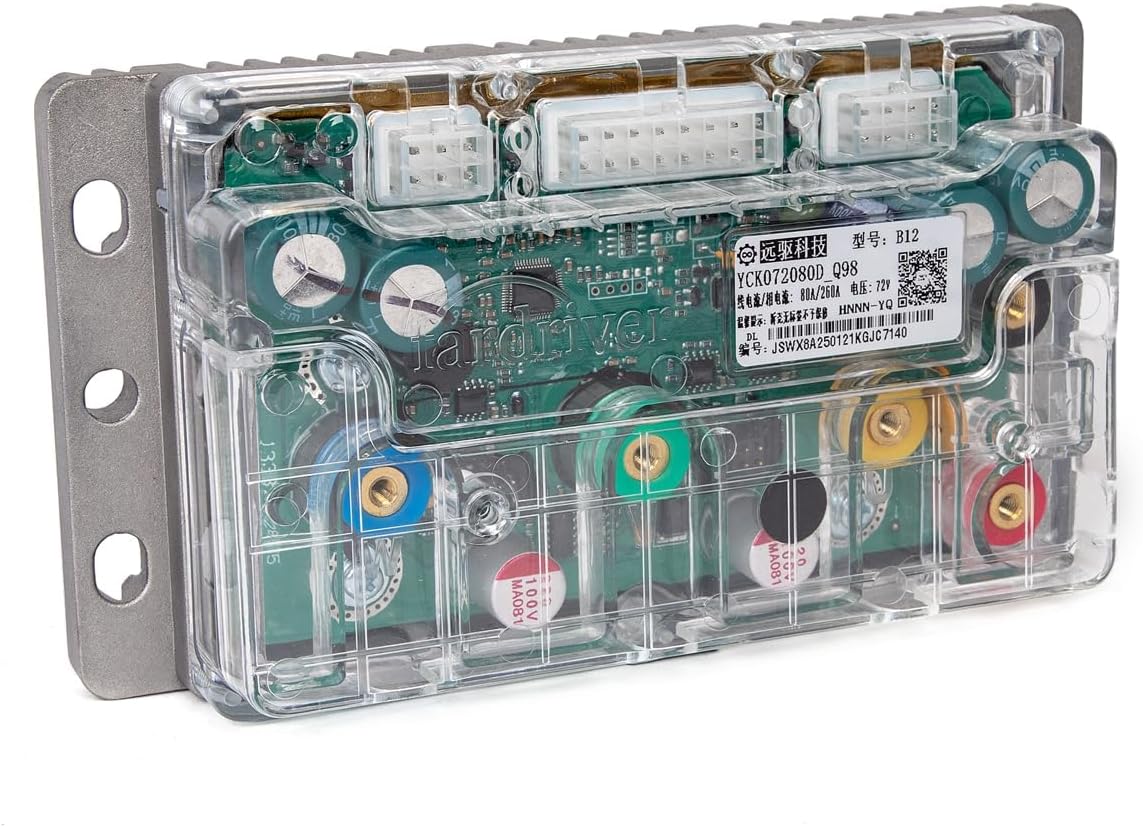 Fardriver Controller, ND72280/X80 E-Bike Controller,72 Volt 280A BLDC Programmable,Electric Motorcycle Motor Parts