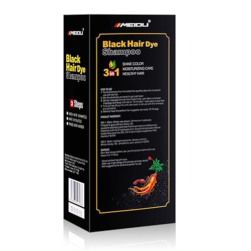 Miniatura 7 de Champú de tinte para el cabello Instant Gary, champú para teñir el cabello, champú para mujeres y hombres, 3 en 1-100% cobertura de canas,