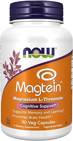 Now foods supplements, magtein™ with patented form of magnesium…
