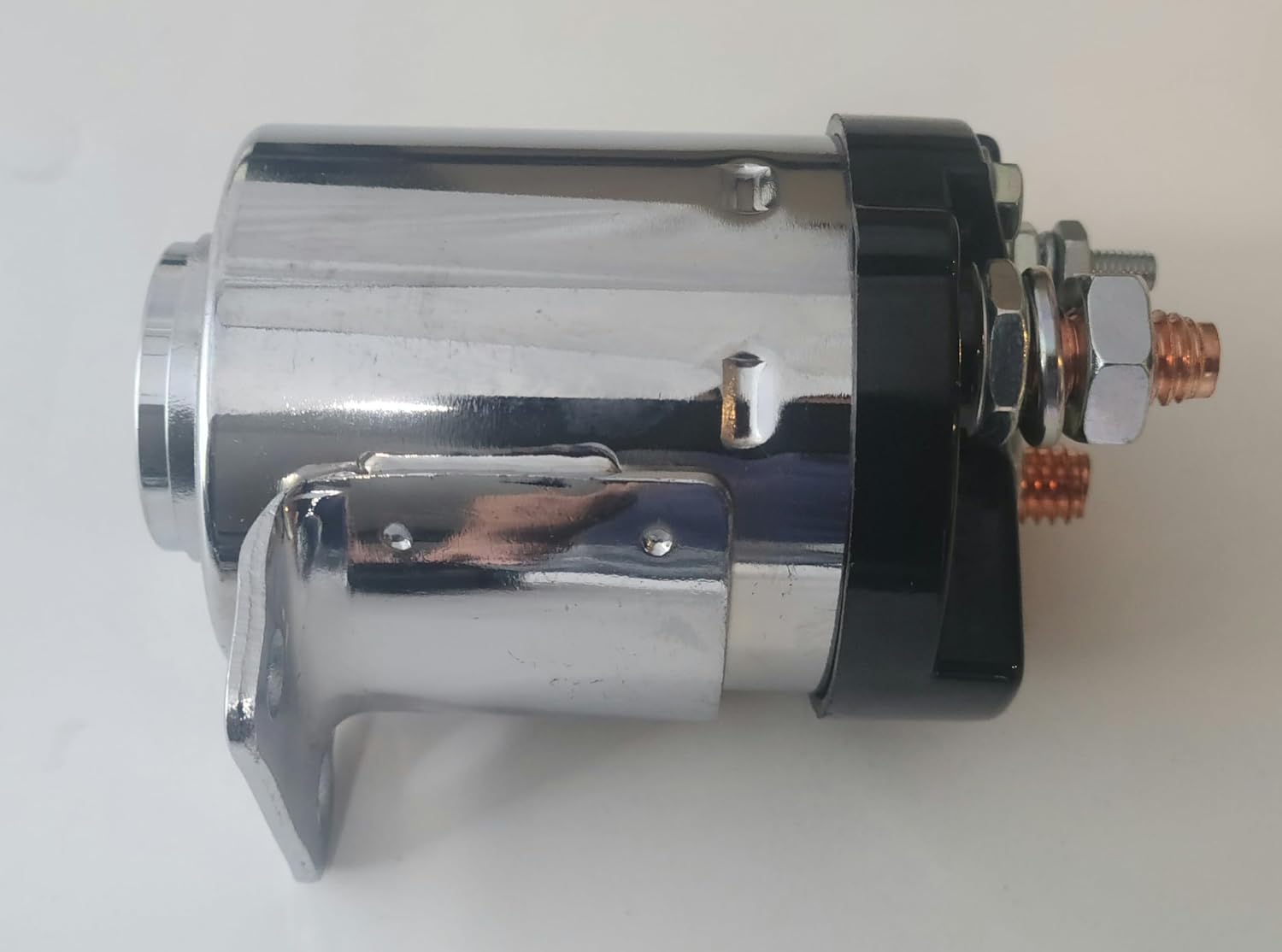 Starter Solenoid Chrome Fits Harley 1965-88 4 Speed Models 71469-65 A,B & 71469-69 USA Made