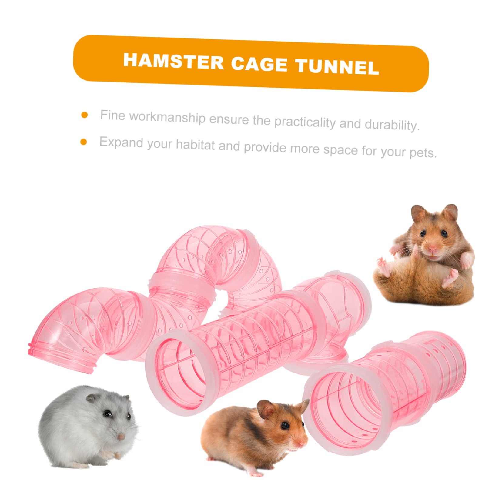 Hamsterkäfigzubehör Kunststoffrohr Selbstgemacht Verbindungsplatte 12 Stück