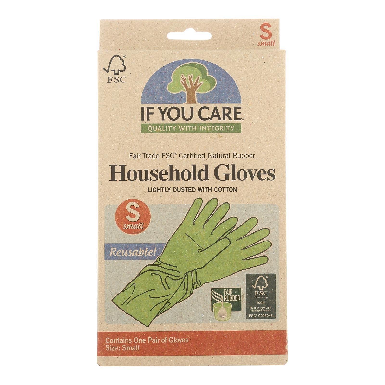 If You Care Household Gloves - Small - 1 Pair
