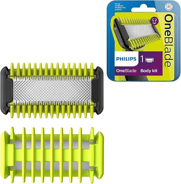 Philips OneBlade Replacement Blade for Face & Body Compatible with All OneBlade, Pack of 1 - QP610/50
