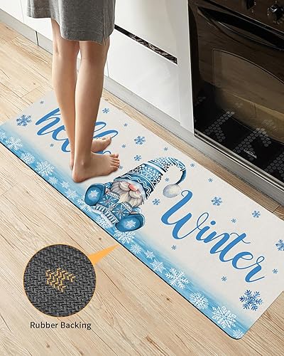 Miniatura 8 de Tapete de baño de gnomos de Navidad para bañera, antideslizante, de secado rápido y absorbente, tierra de diatomeas, fregadero, dormitorio, cocina,