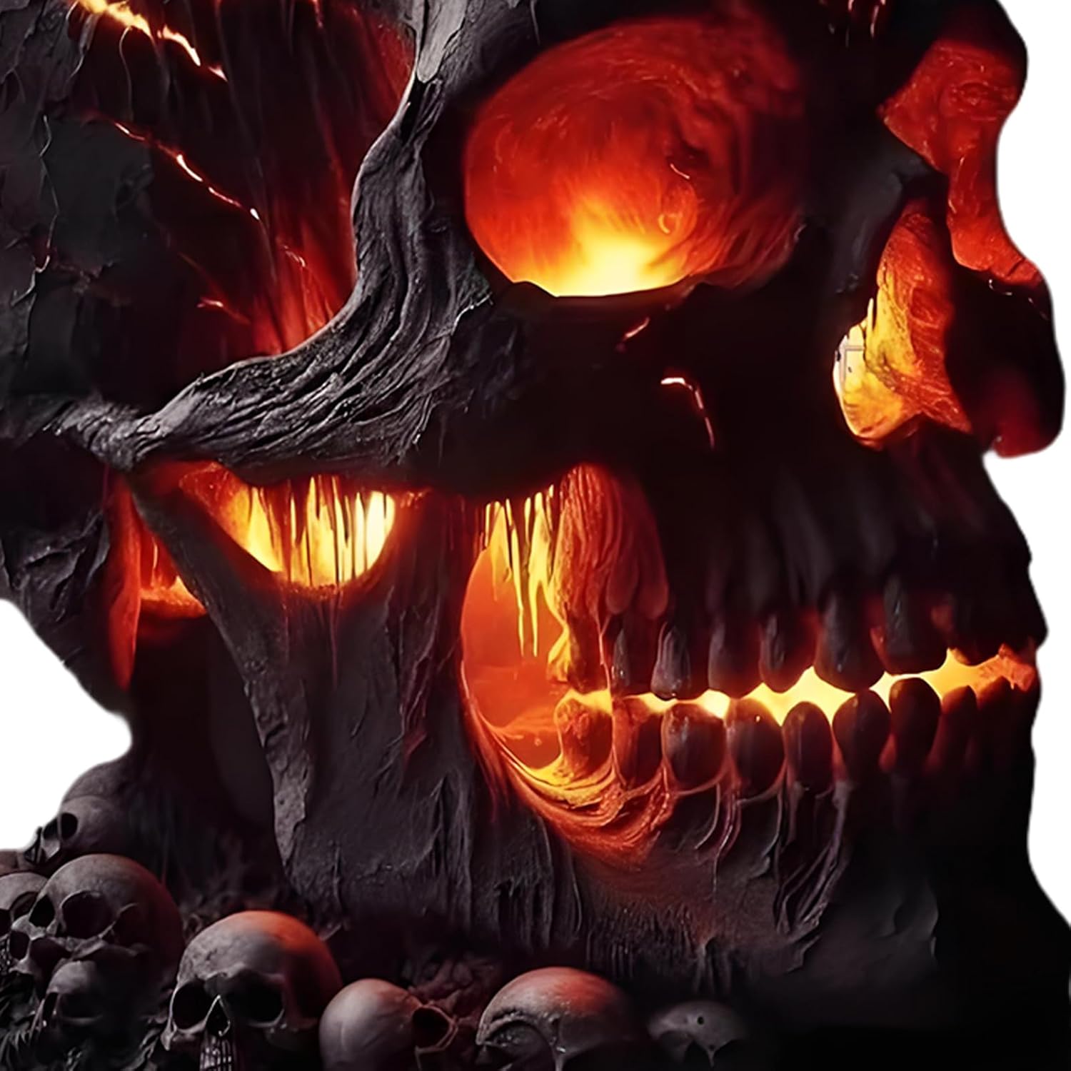 Skull Lamp | Skeleton Table Lamp Halloween Decorations – Desk Light Disturbing Decorations Home Indoor Outdoor Bedroom Garden