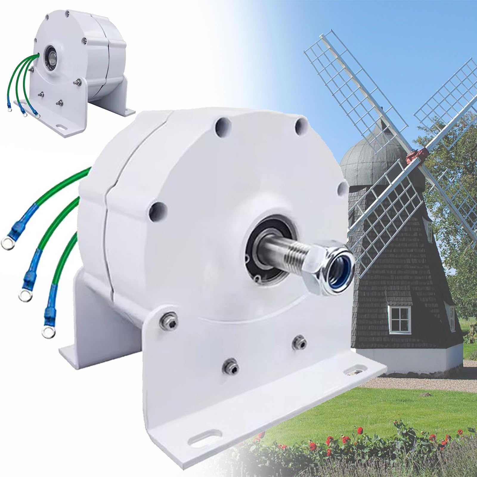 Générateur à aimant permanent 600W pour éolienne agricole et hydraulique