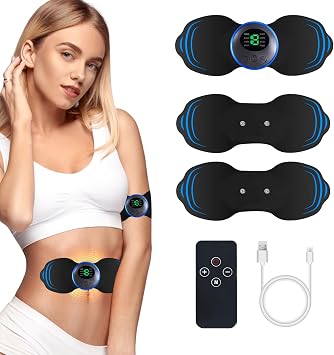 Pain Therapy Compatible with TENS Device Neck Massager EMS Shoulder Neck Massage 8 Modes 19 Levels of Power Adjustment